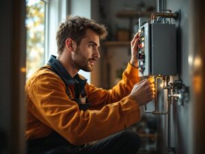 Identificación de aire en el circuito de calefacción