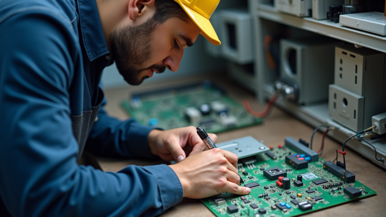 Reparación placas electrónicas dañadas por sobretensiones en Malaga - Servicio técnico especializado